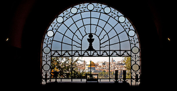 Ölberg Dominus flevit Fenster